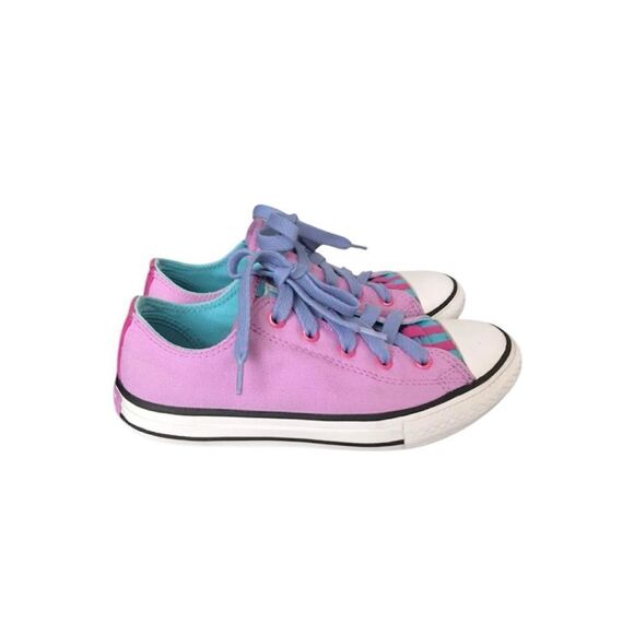 Converse Pink and Blue Sneakers - 4 - Good Condition - See all photos - Picture 1 of 9